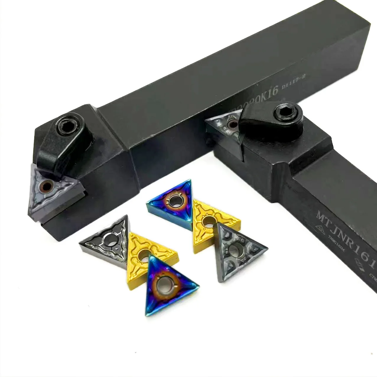 Suporte de ferramenta de torneamento cilíndrico tipo CNC, uso com face final MTJNR, MTJNR1616H16, MTJNR2525M16, MTJNR2020K16, TNMG160404, YBG205