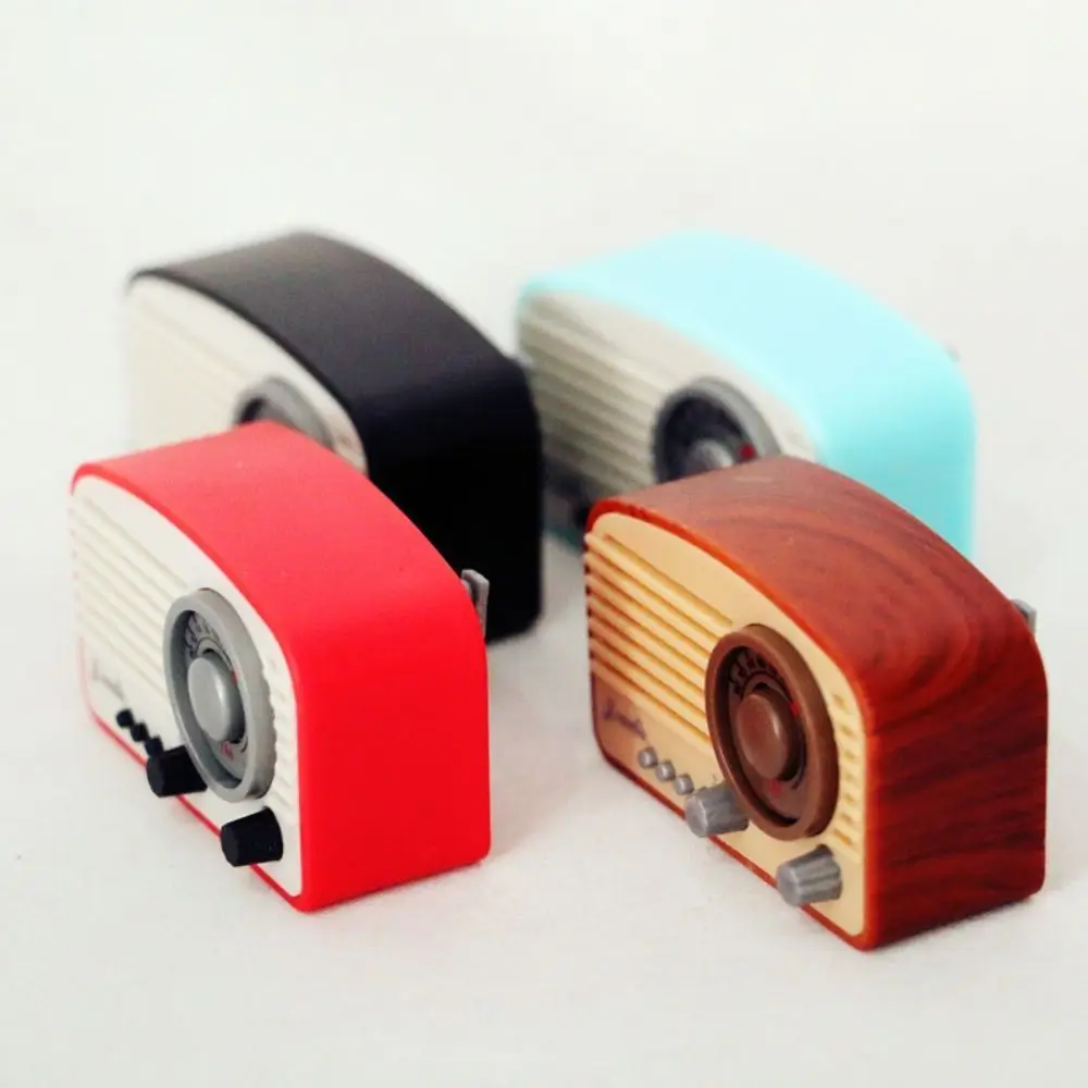 

Classical Plastic Simulation Radio Model Retro 1:12 Radio Miniatures Mini Dollhouse Accessories Bedroom