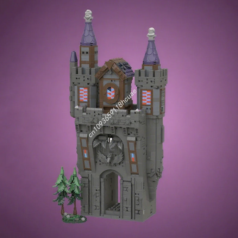 

2407 шт. MOC замок волшебников, строительные блоки, рождественский подарок, игрушки для начинающих, идеальный подарок «сделай сам» для молодых строителей