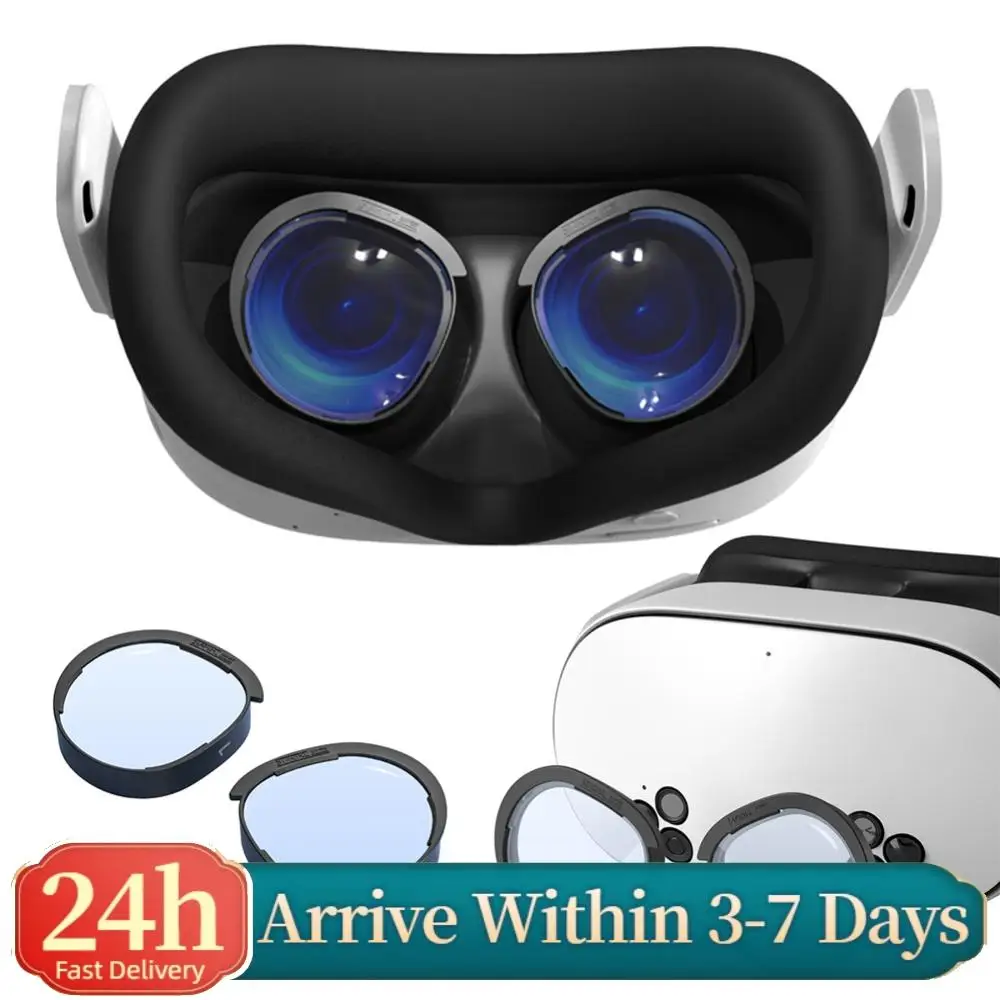 

Сменные линзы с защитой от синего света для Meta Quest 3S, зеркальные линзы для VR-гарнитуры, аксессуары для VR-очков Meta Quest 3S