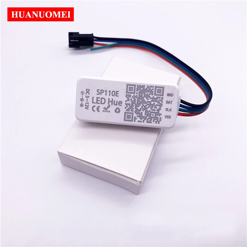 SP110E LED Hue Bluetooth RGB Controller UCS1903 WS2811 WS2812B SK6812 WS2813 WS2815 APA102 5 v12v modulo striscia Pixel Light Dimmer