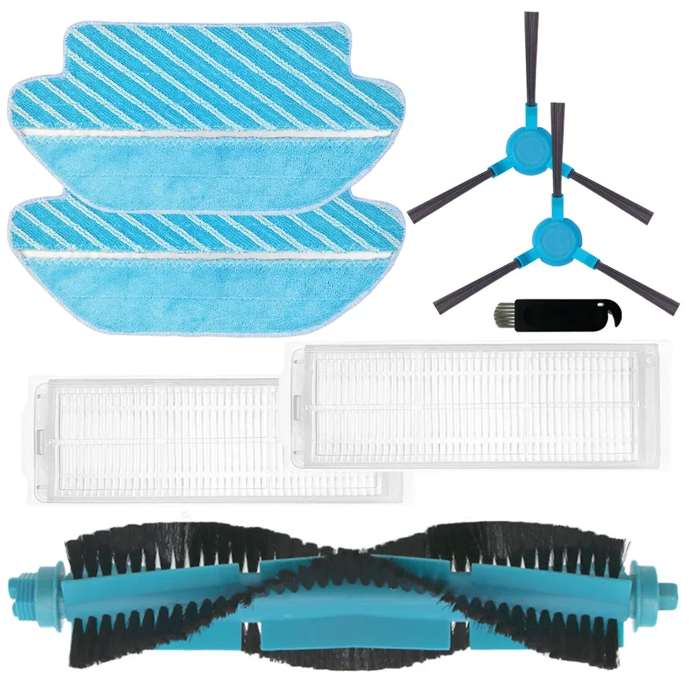 فرشاة دوارة مجموعة مرشح فرشاة جانبية لـ Cecotec لـ Conga 3290 3390 3490 3590 لـ Elite 5490 6090 7090 ملحقات المكنسة