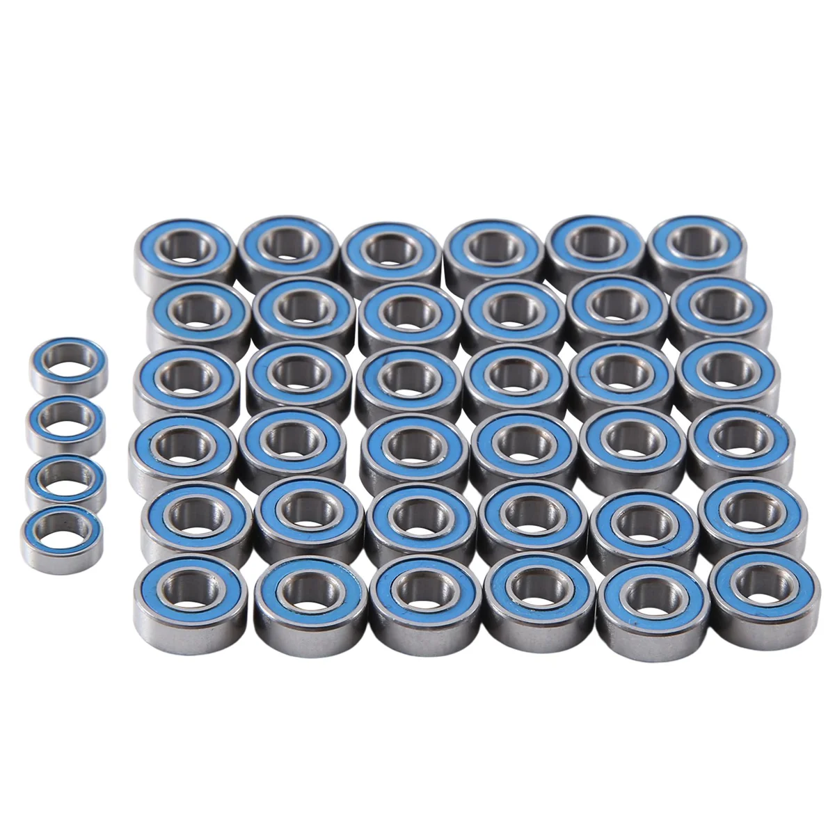 

40Pcs Sealed Bearing Kit for Tamiya G6-01 G601 RC Car Upgrade Parts Accessories