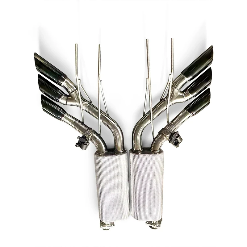 

High Flow tuned exhaust pipe apply to Mercedes Benz G63 AMG W463 5.5T 2012-2018 quality Stainless Steel car Exhaust Modification