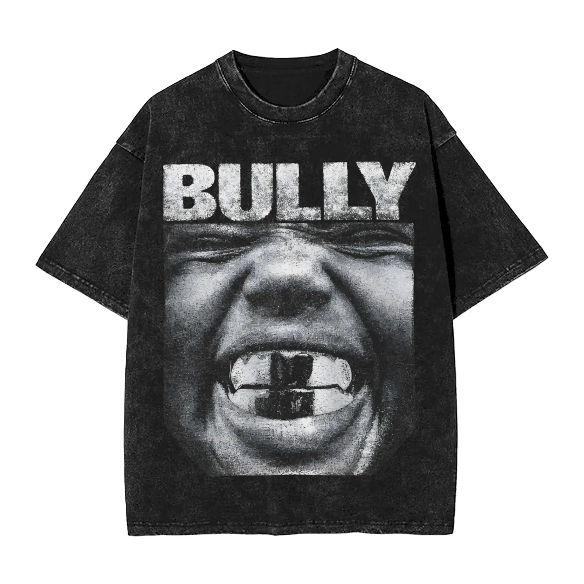 Men Women T Shirt 2026 Album BULLY Washed T-Shirts Harajuku Kanye West Summer Tee Shirt Street Style Print Casual Clothing