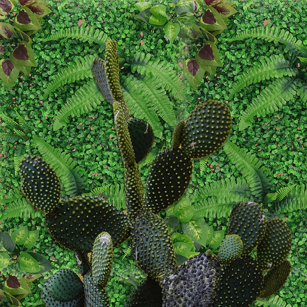 

2Pcs Artificial Plants Wall Panel Greenery Hedge Screening Backdrop Decoration Indoor Outdoor Wedding Garden Fence