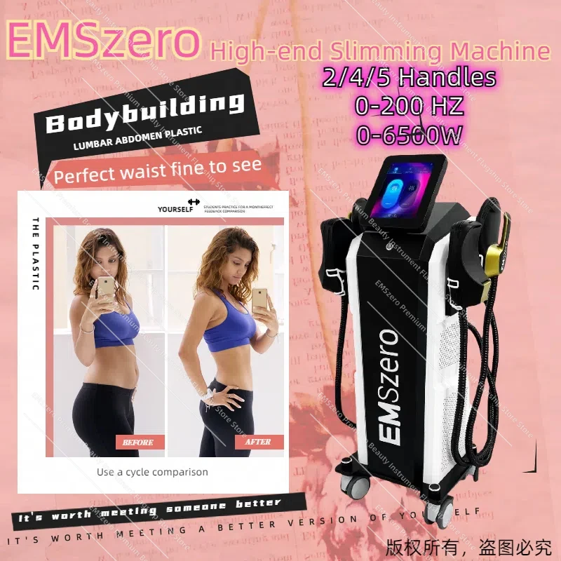 

EMSzero 15Tesla 6500w NEO Body Slimming Nova Fat Burning Muscle EMS Sculpting Electromagnetic Stimulate Sculpt Therapy Machine