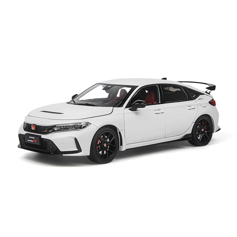 1:18 Scale Honda Civic Type R FL5 2023 Diecast Car Model 1:18 Metal Simulation Miniature Vehicle Toy Model Hobby Collection Gift