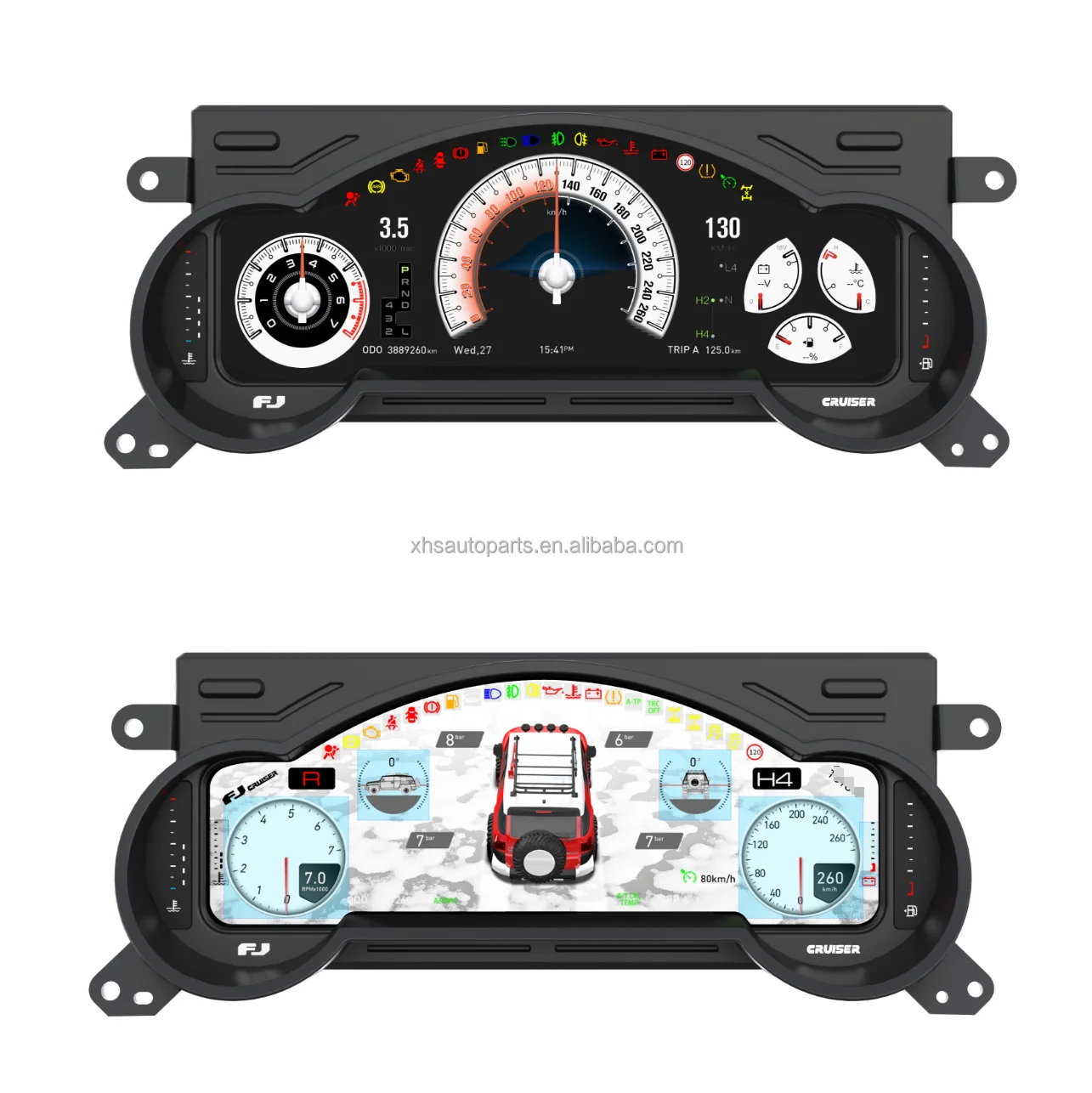 

For FJ Cruiser LCD Instrument Panel 12.3 Inch Digital Cluster LCD Dashboard Instrument Panel for FJ Cruiser 07-22