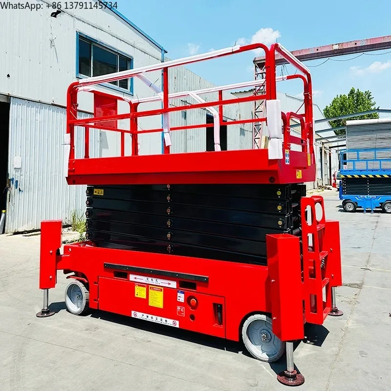 Self-Propelled Scissor Lift for Roofing Installation & Solar Panel Cleaning Self Propelled Scissor Lift Hydraulic Scissor Lifts