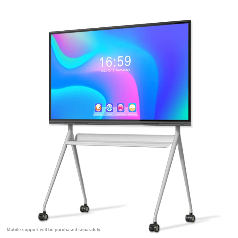 New Customized 65 75 86 98 Inch 4k Lcd Flat Panel Touch Screen Display Digital Smart Interactive Board LED Smart Blackboard