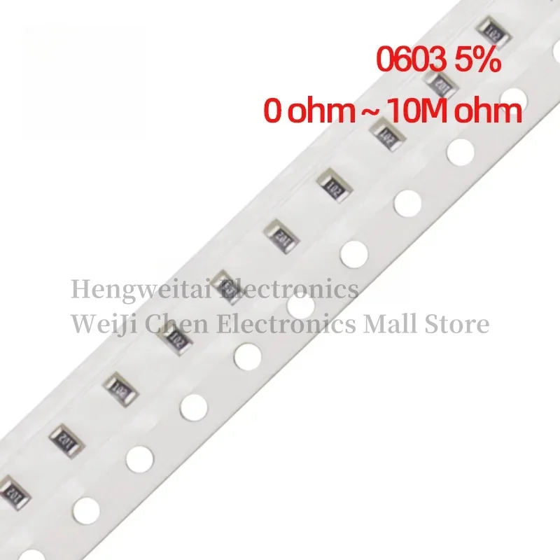 5000pcs 0603 SMT resistor 1R5 (1.5R) ± 1% 0603