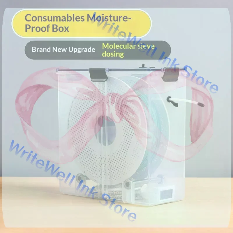 3D Printer Parts Filament Dryer Box Airtight Moisture Resistant Real Time Monitoring 3D Printer Tools Storage Box Holder