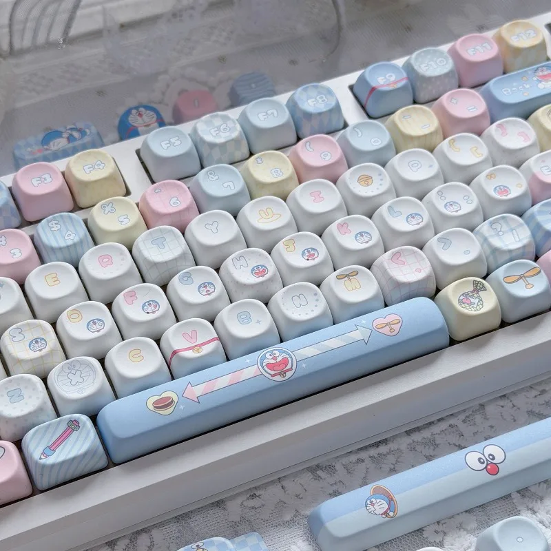 PBT Cute High Beauty DIY Five sided Thermal Sublimation Compatible with Mechanical Keyboard for Keycaps