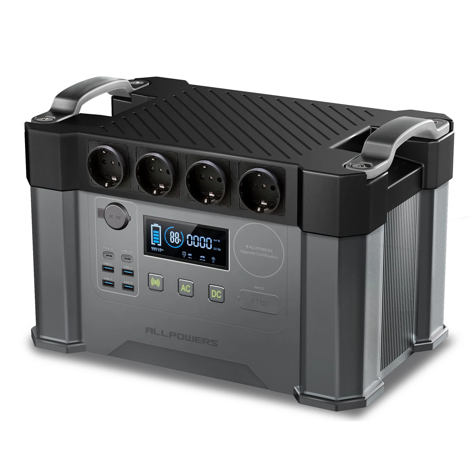 Factory Directly Selling 2000w Portable Solar Generator Backup Lithium Battery For Home Energy