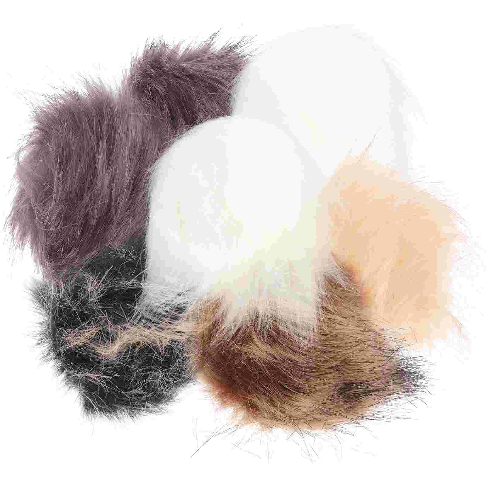 Decorativo Plush Artificial Pom Poms, adornos, lã bola ornamento, pompons simulados, DIY Hat Balls, Chaveiro Encantos, 30 pcs