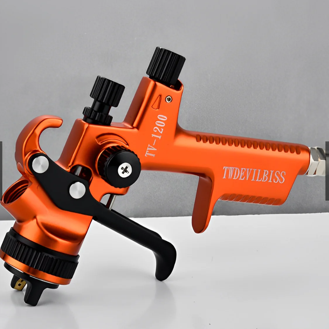 

1200 Pro Lite Golden 1.3mm Nozzle Original 600cc Pneumatic Paint Spray Gun Professional Grade