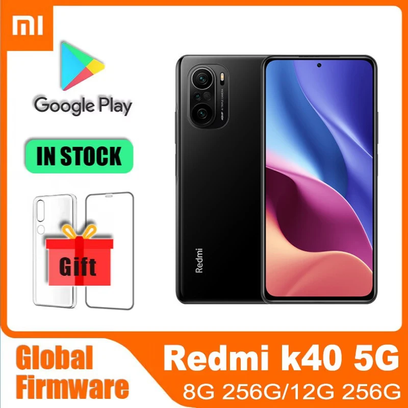 Redmi K40 Smartphone Android Snapdragon 870 6.67"120Hz E4 AMOLED Global rom Display 48MP 2400x1080 33W Fast 5G used phone