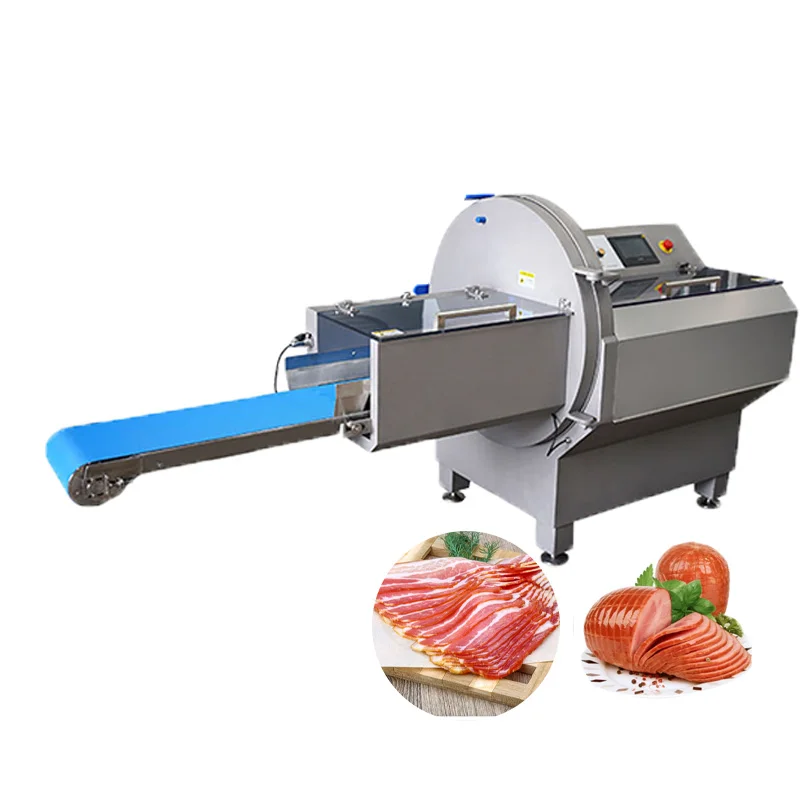 Industrial Commercial Wholesale Cheese Slicing Frozen Meat Bacon Sausage Steak Slicer Sutting Machine