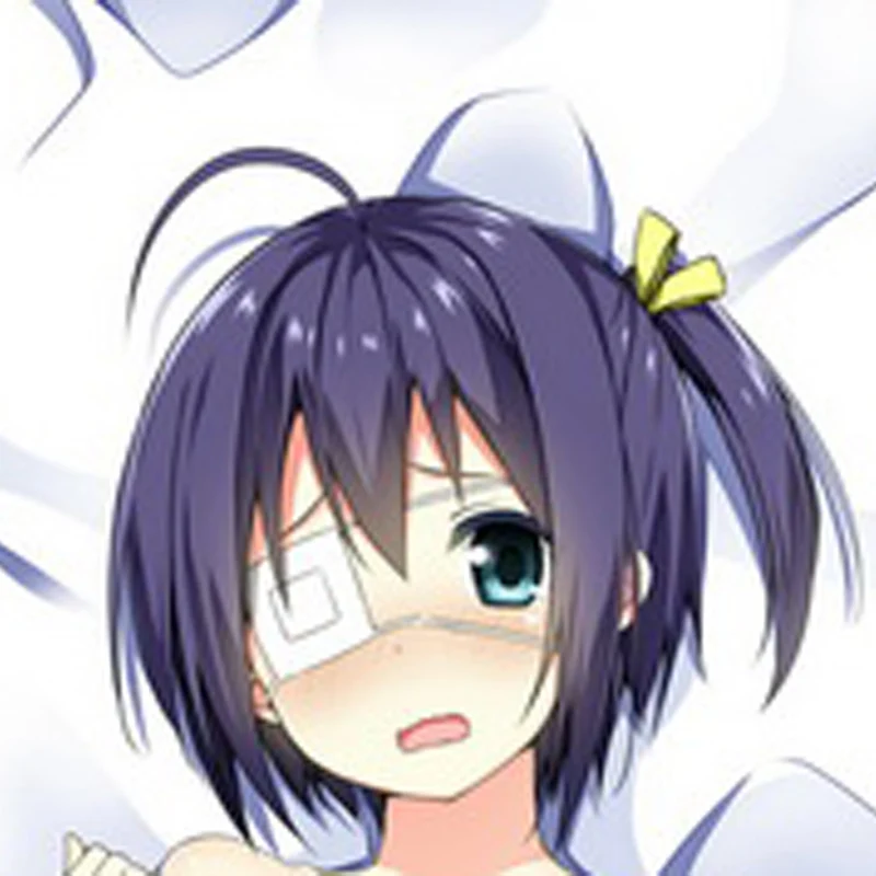 Dakimakura Anime Rikka Takanashi Double-sided Print 2WAY Tricot Life-size Body Pillow Cover Pillowcase Custom print
