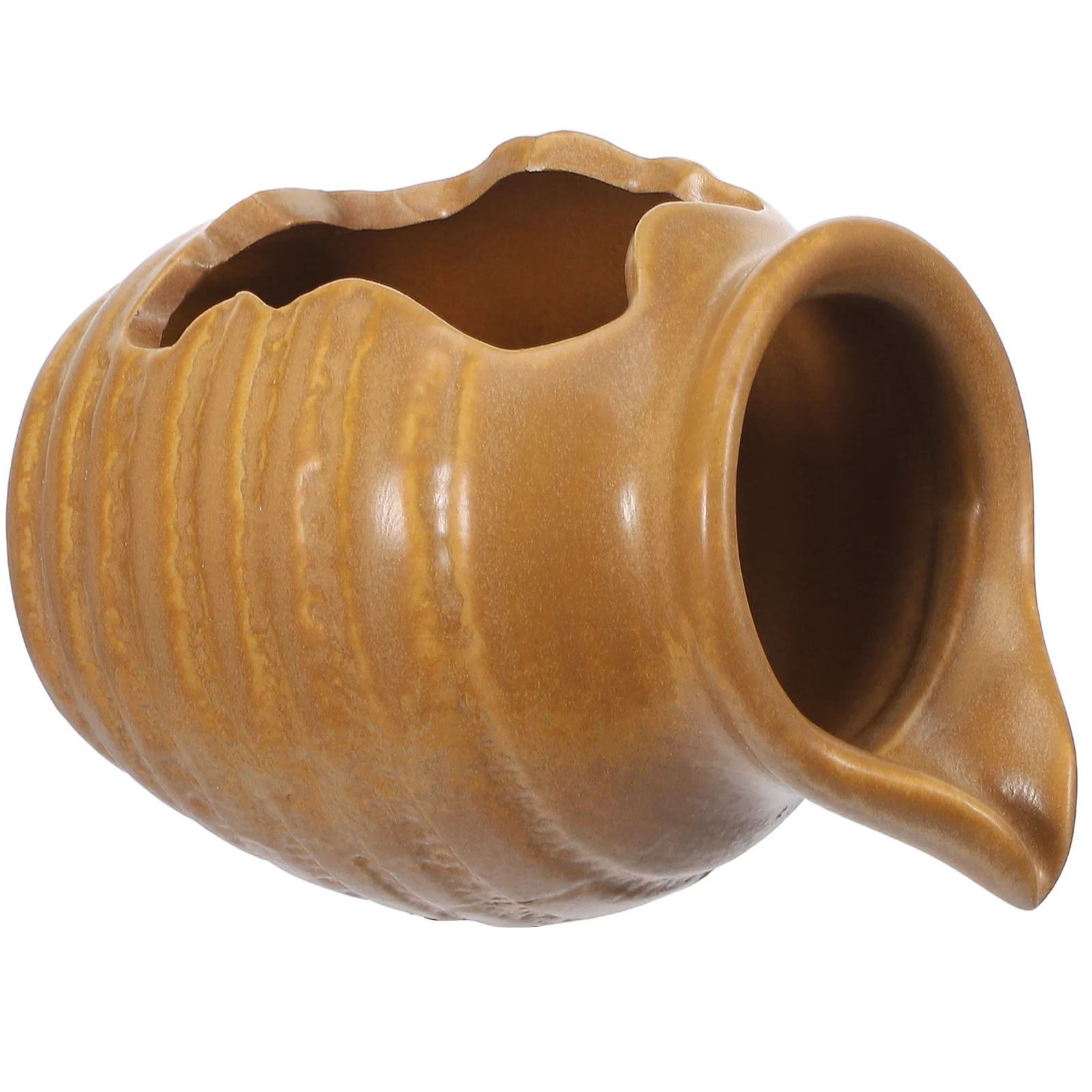 

Clay Pot Ecological Tank Aquarium Decoration Decorative Fountain Waterfall Jar Circulating Ceramic Courtyard Vase