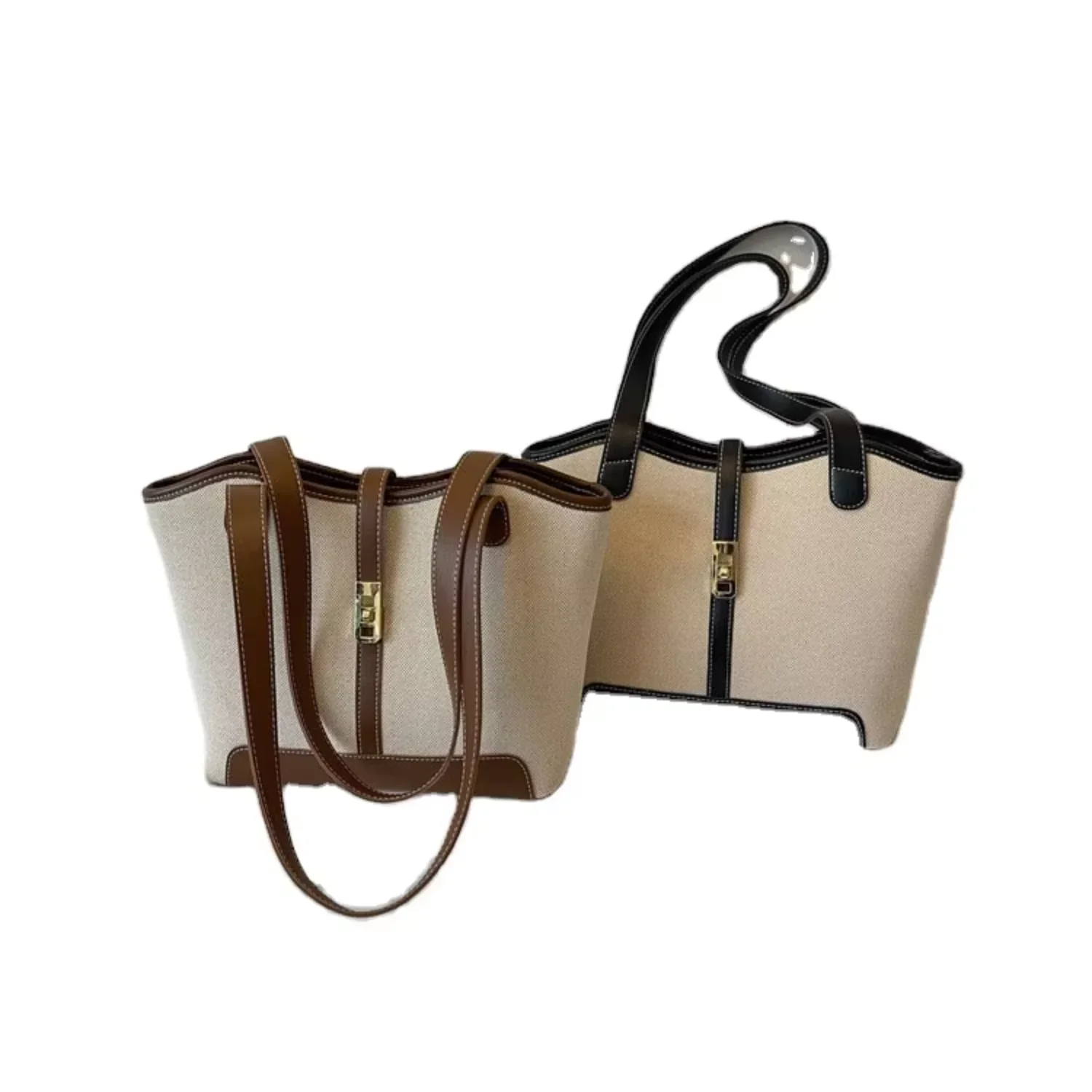 كتف قماش نسائي عصري عالي الجودة مع حقائب حمل نسائية ذات سعة كبيرة