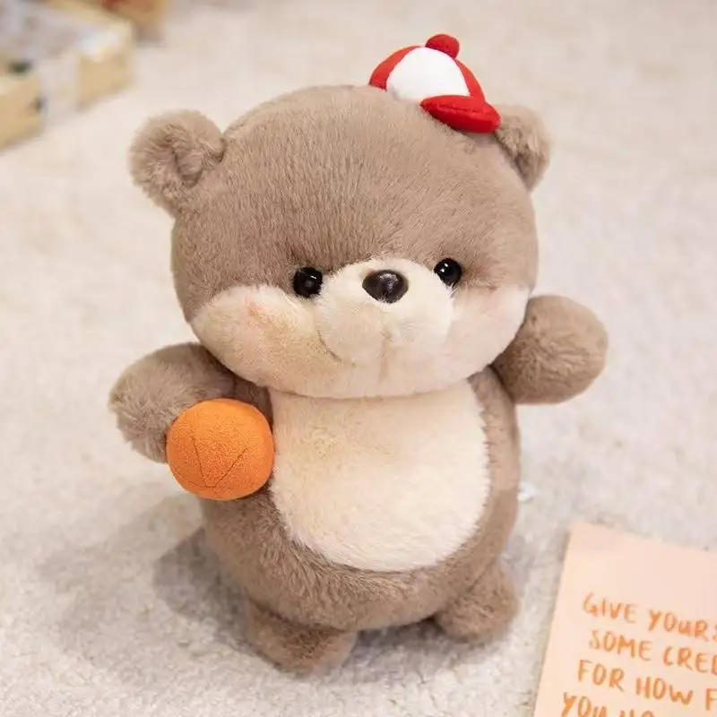 最新のクールなカワウソシリーズ人形 かわいいぬいぐるみ 手作り人形 漫画アニメ キュートな子供の誕生日プレゼント クリスマス