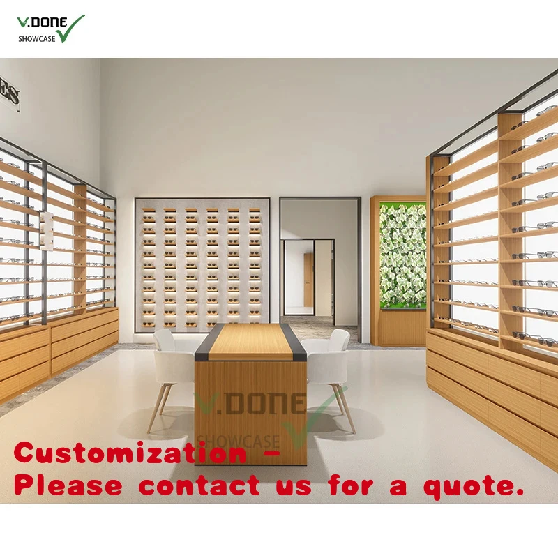 

custom.Modern ISO9001 Certified Optical Store Showcase Display Cabinets Powder Coated Customizable Size/Color OEM/O