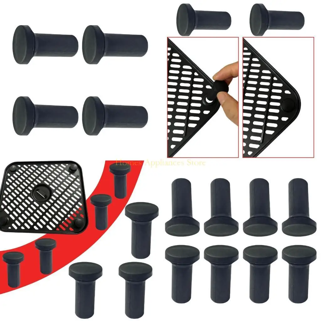 D0AB Высокотемпературные силиконовые ножки для воздушных фритюрников и печи используют легкую установку и ноги для удаления