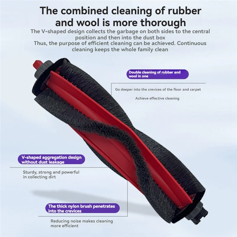 A98G-22Pcs استبدال أجزاء ل Roborock Q7TF / Q7TF + جهاز آلي لتنظيف الأتربة الملحقات الرئيسية الجانب فرشاة تصفية ممسحة القماش الغبار با