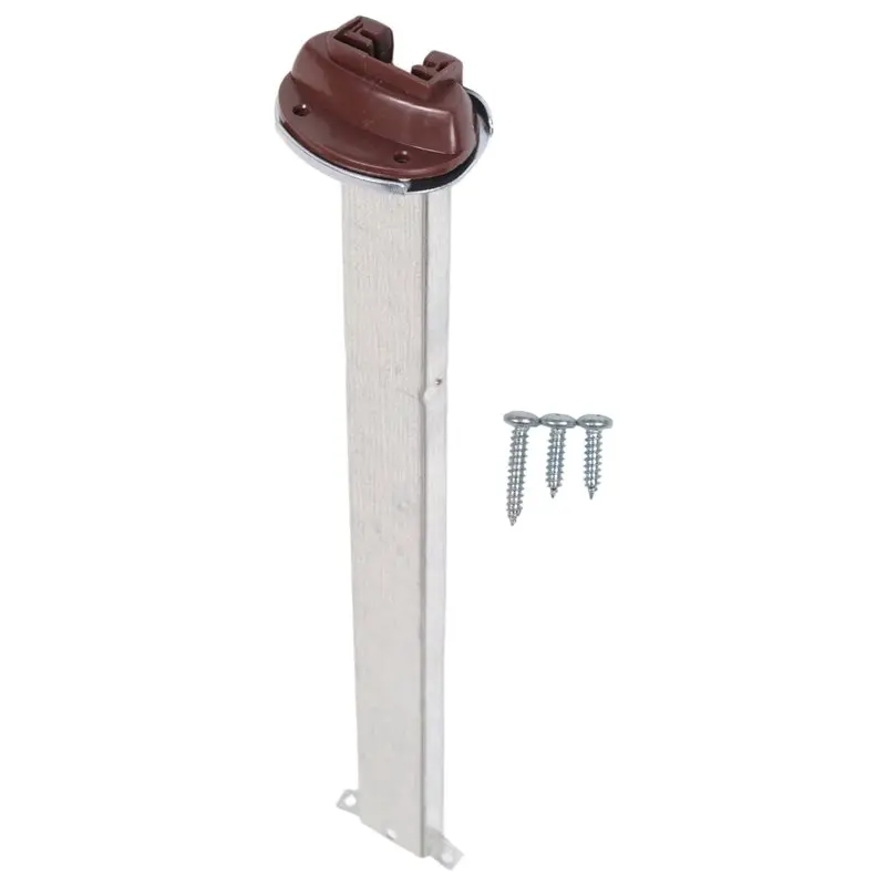 ABKL-Metal Drawer Slide Replacement For Various Dressers And Nightstands, Drawer Track And Rail Kit With Metal Support Plate Dur