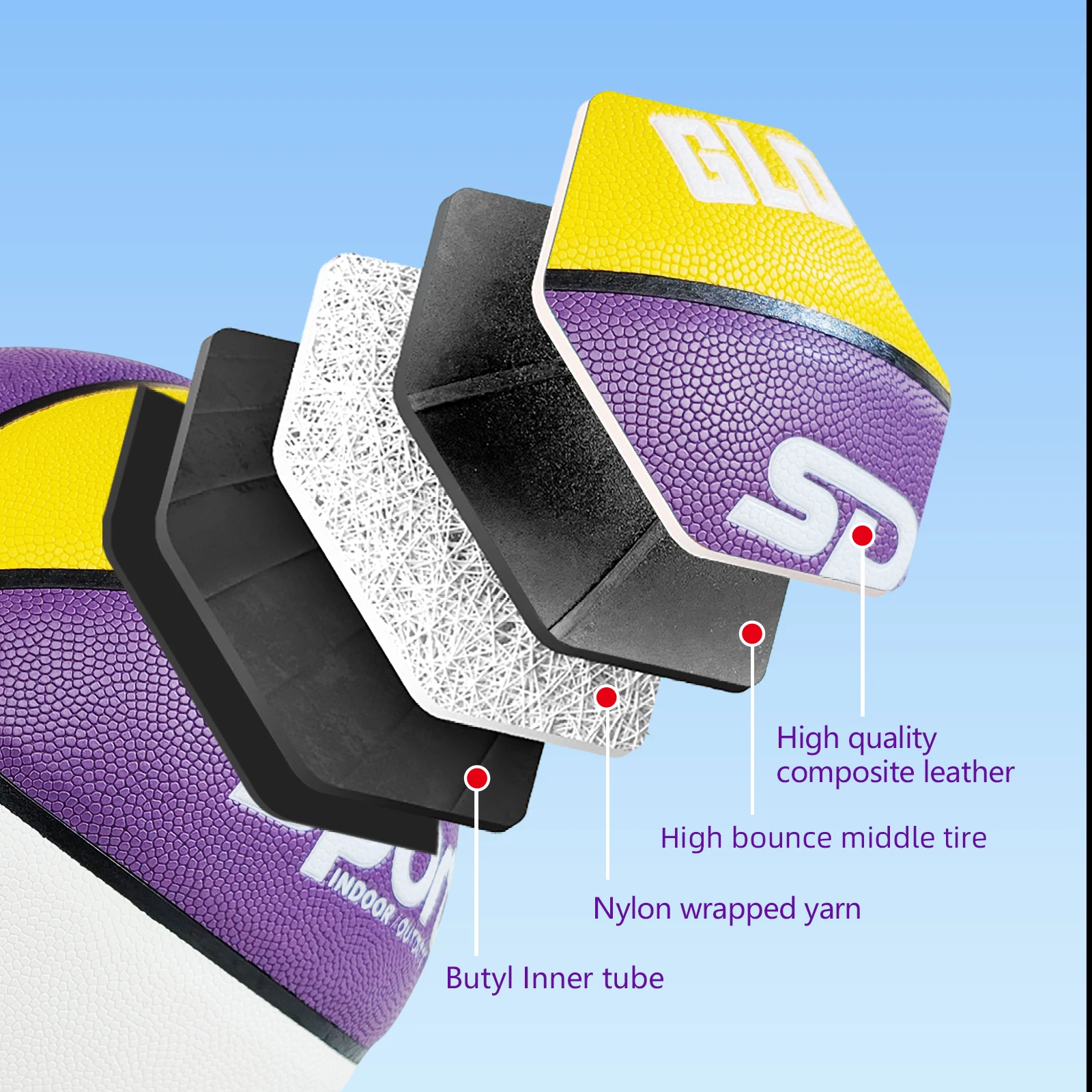 농구공 사이즈 5 6 7 실내외 훈련 경기용 팀 공 부드러운 촉감 청소년 남녀 공용 표준 농구공 내구성