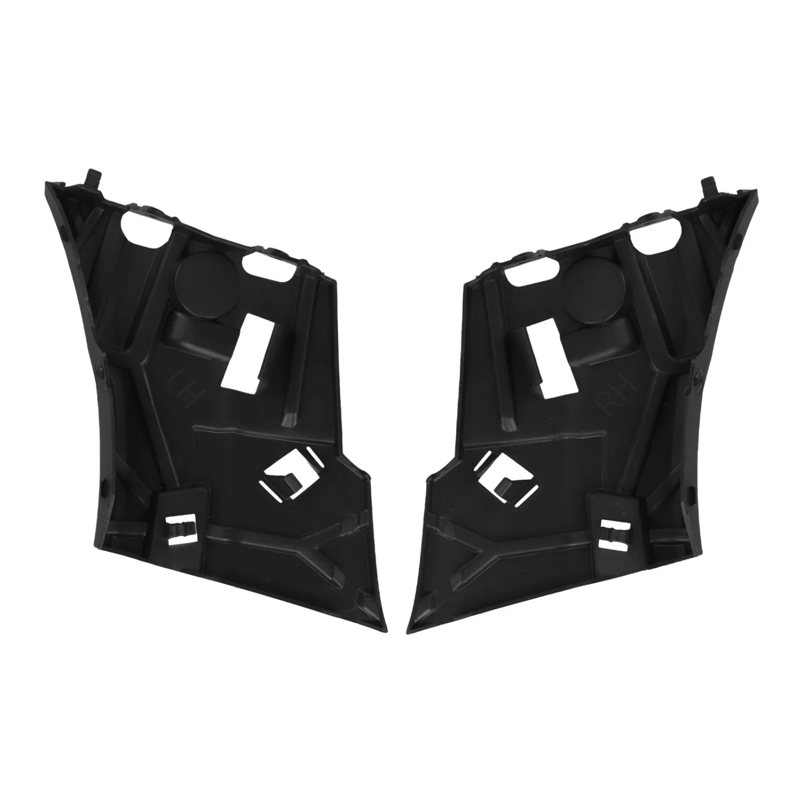 For Volvo XC60 Front Cover Support Brackets Pair Easy Install Plastic Parts from Year Two Thousand Eighteen to Twenty One