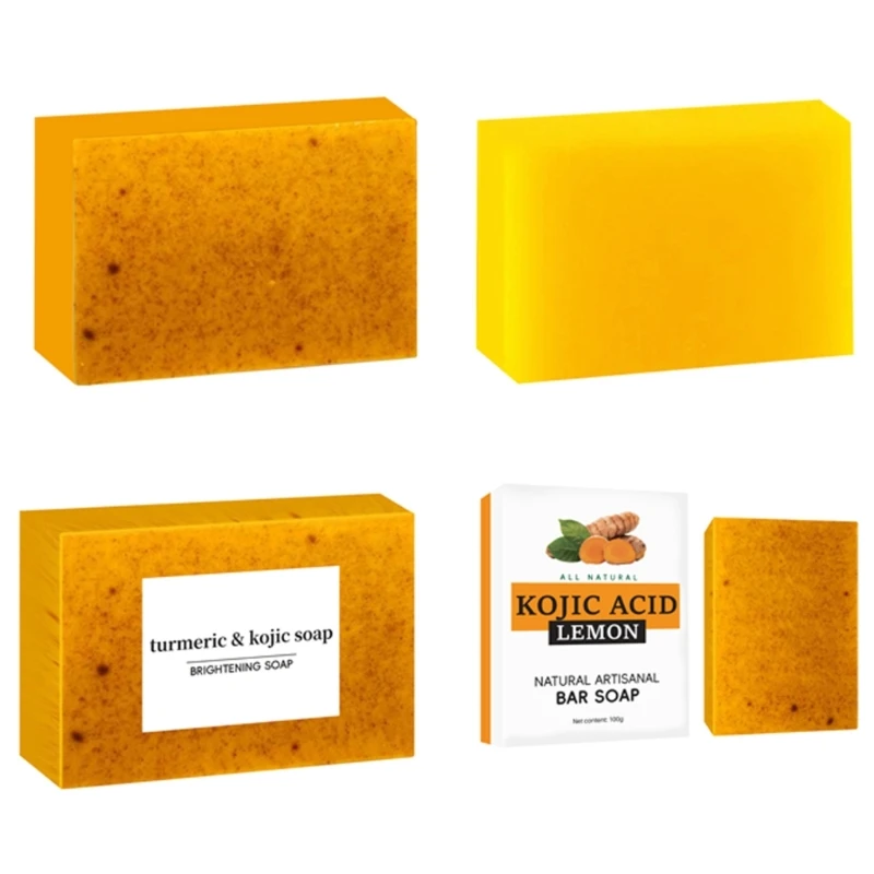 Natural Turmeric Soap Bar for Face Body Turmeric Skin Brightening Soap for Man