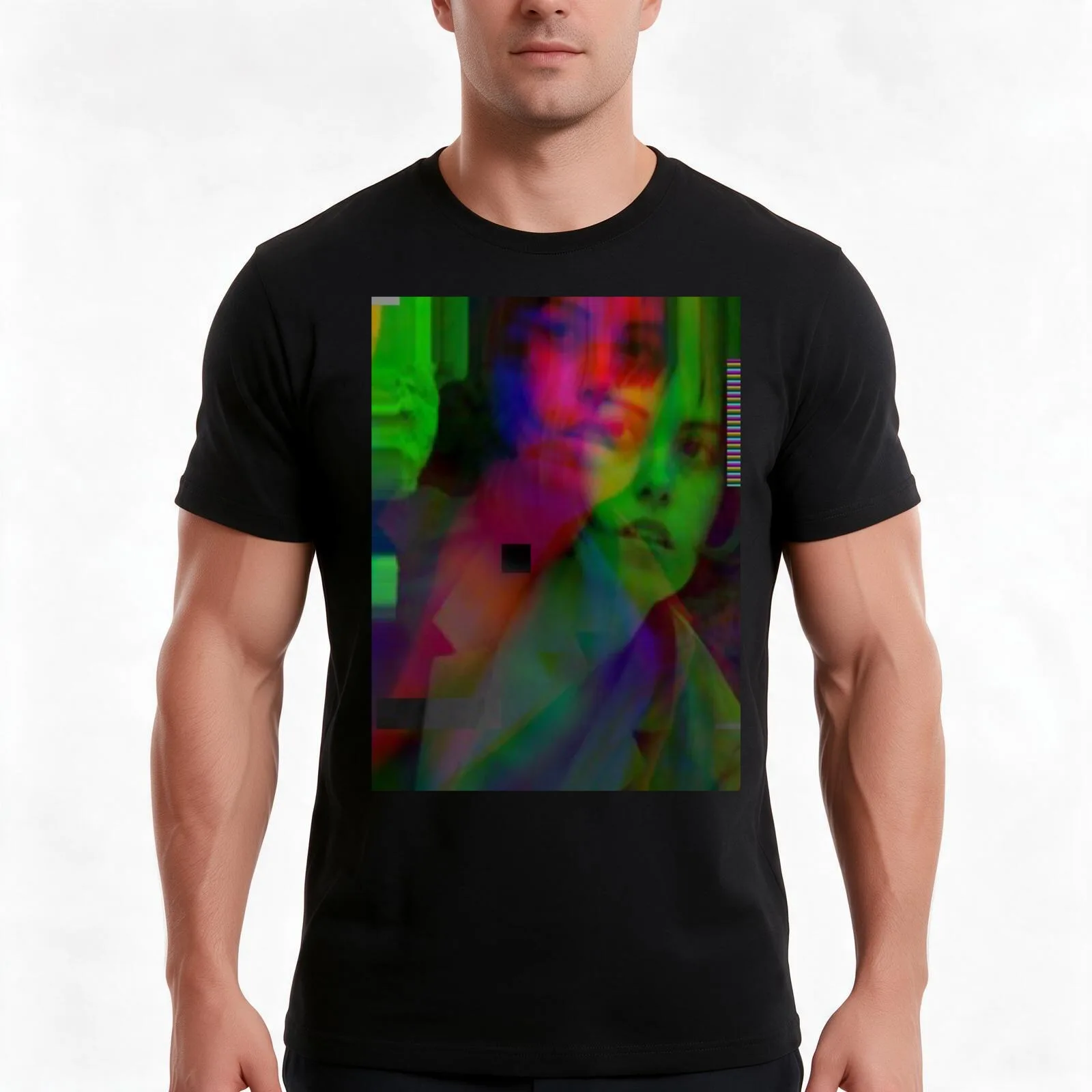 Lina Romay disturbed signal T-Shirt Summer Casual Cotton Tee Oversized Streetwear Tops Vintage Graphic Print 100% Cotton