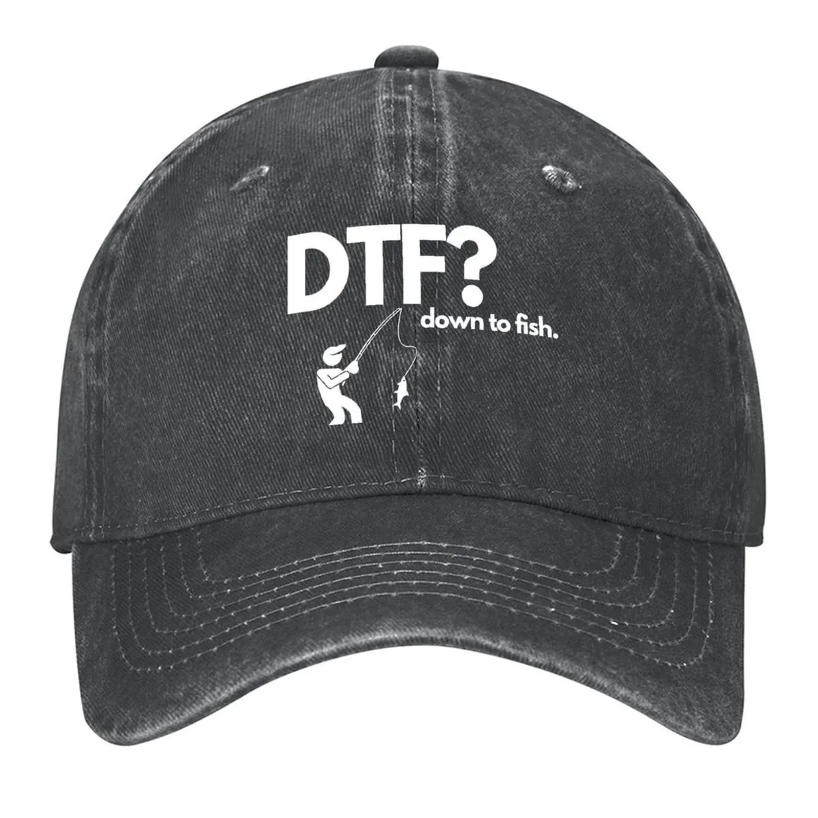 

DTF Down to fish. Baseball Cap Golf Cap funny hat Fashion Beach |-F-| Women's Beach Outlet 2025 Men's
