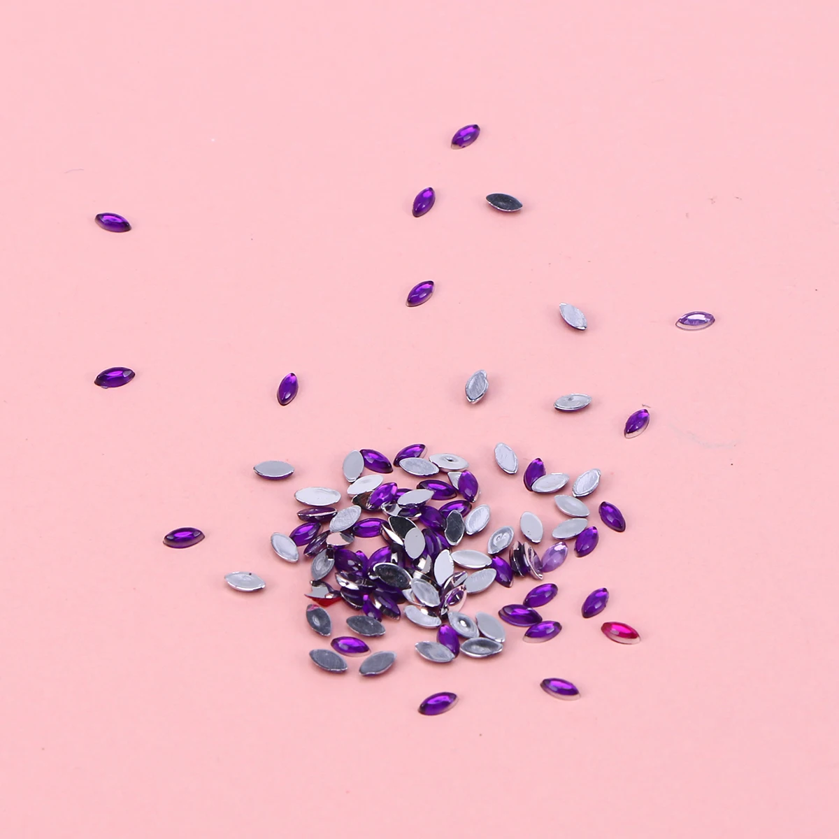 

12 Colors Rhinestones Crystal Decorations Iridescent Shiny Nail Art Gems Flat Back Shape Manicure Accessories