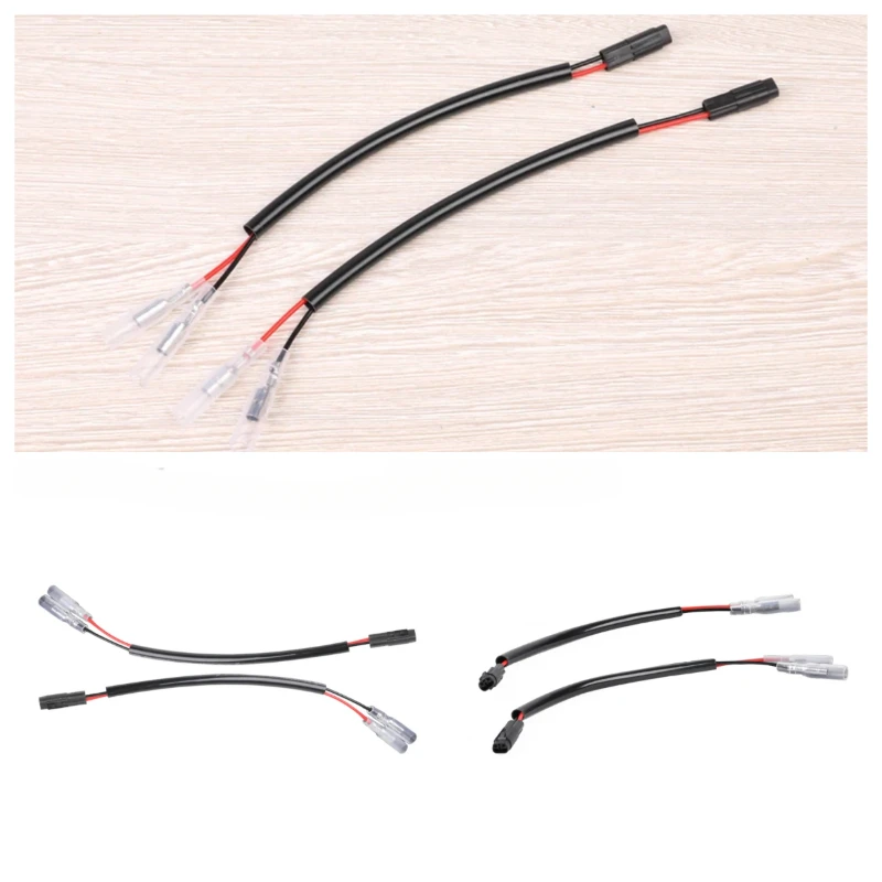 For HONDA NX500 CB650R CB125R CB1000R CB500 Hornet 500 ADV 350 XADV 750 Turn Signal Cable Plug LED Light Harness Connector Wire