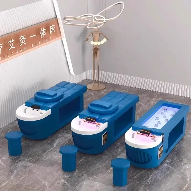 

Spa Hair Water Hoop Pedicure Economic Massage Shampoo Stretcher Washing Men's Shaving Salon Bed Cama Abatible Wash Styling Thai