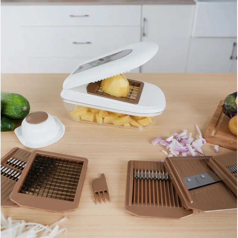 Salad Fruit Tool Plastic Home Kitchen Accessories Slicer Onion Vegetable Chopper Cutter