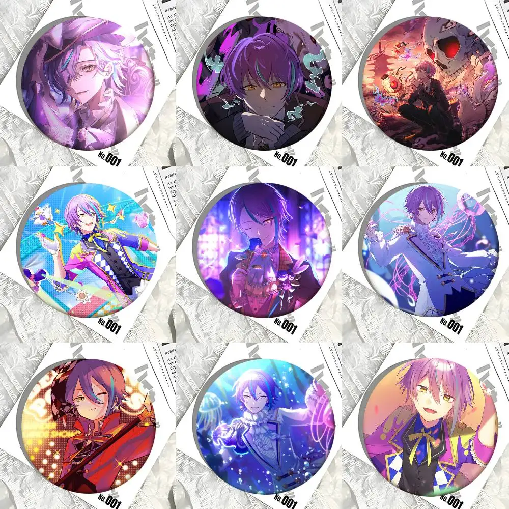 Anime Kamishiro Rui Round Badge Creative Brooch Clothing Backpack Accessories Lapel Pin