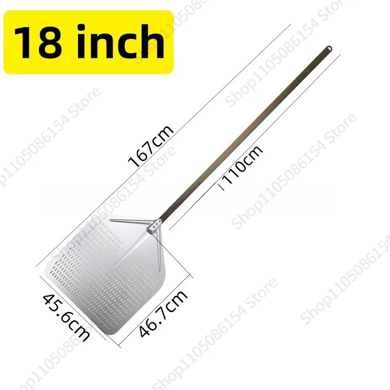 Kiln pizza shovel electric stove wood stove commercial shovel 18 inches 20 inches square aluminum alloy long handle
