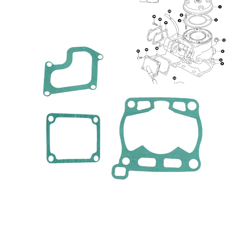 Motorcycle Cylinder Cover Valve Gasket Set For Suzuki RM85 2002-2023 RM85L 2003-2017 RM80 86-01 RM80S 86-95