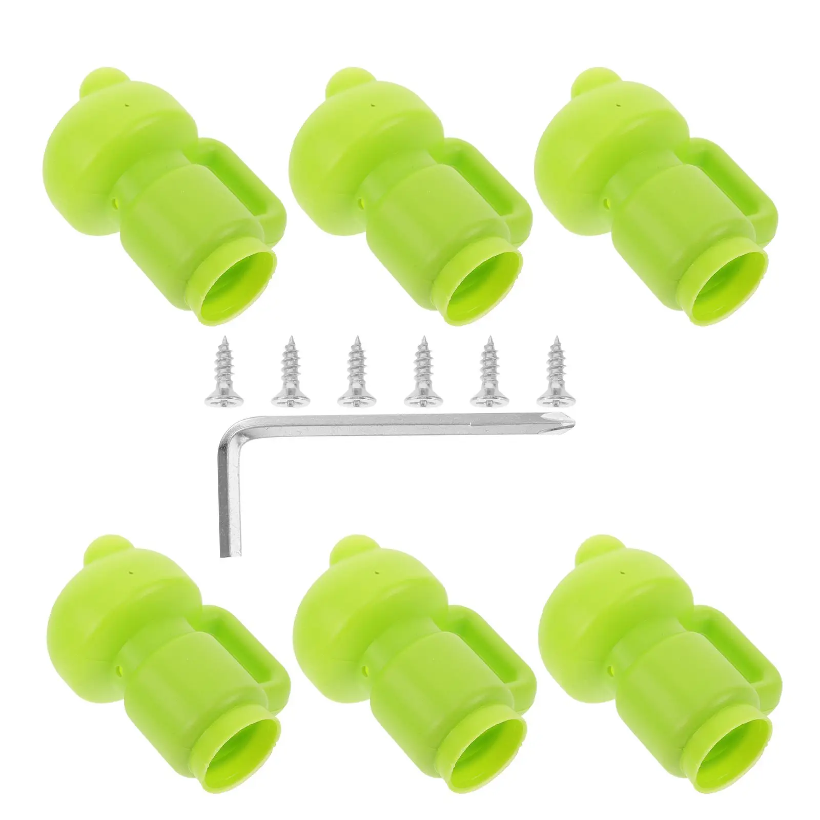 

Green Trampoline Accessories Replacement Parts Mini Leg Caps Fence Large Abs Safety Protection Net Pole Cap