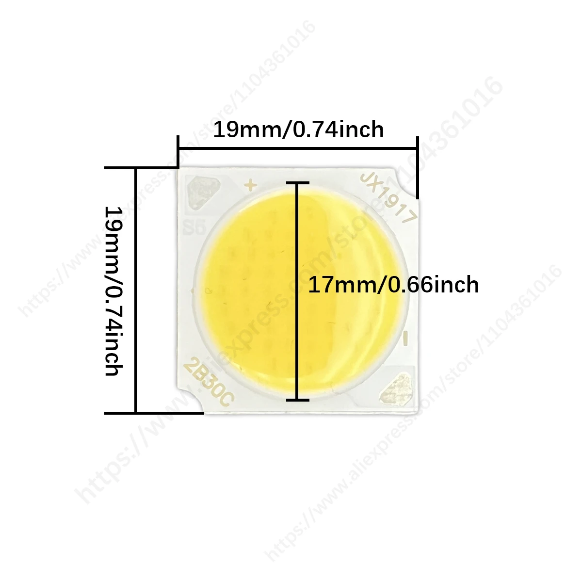 5pcs 10W 12W 15W 24W 36W LED Beads Light DC21V-110V Matrix COB Integrated LED Lamp Chip SMD For DIY Floodlight Spotlight Bulb