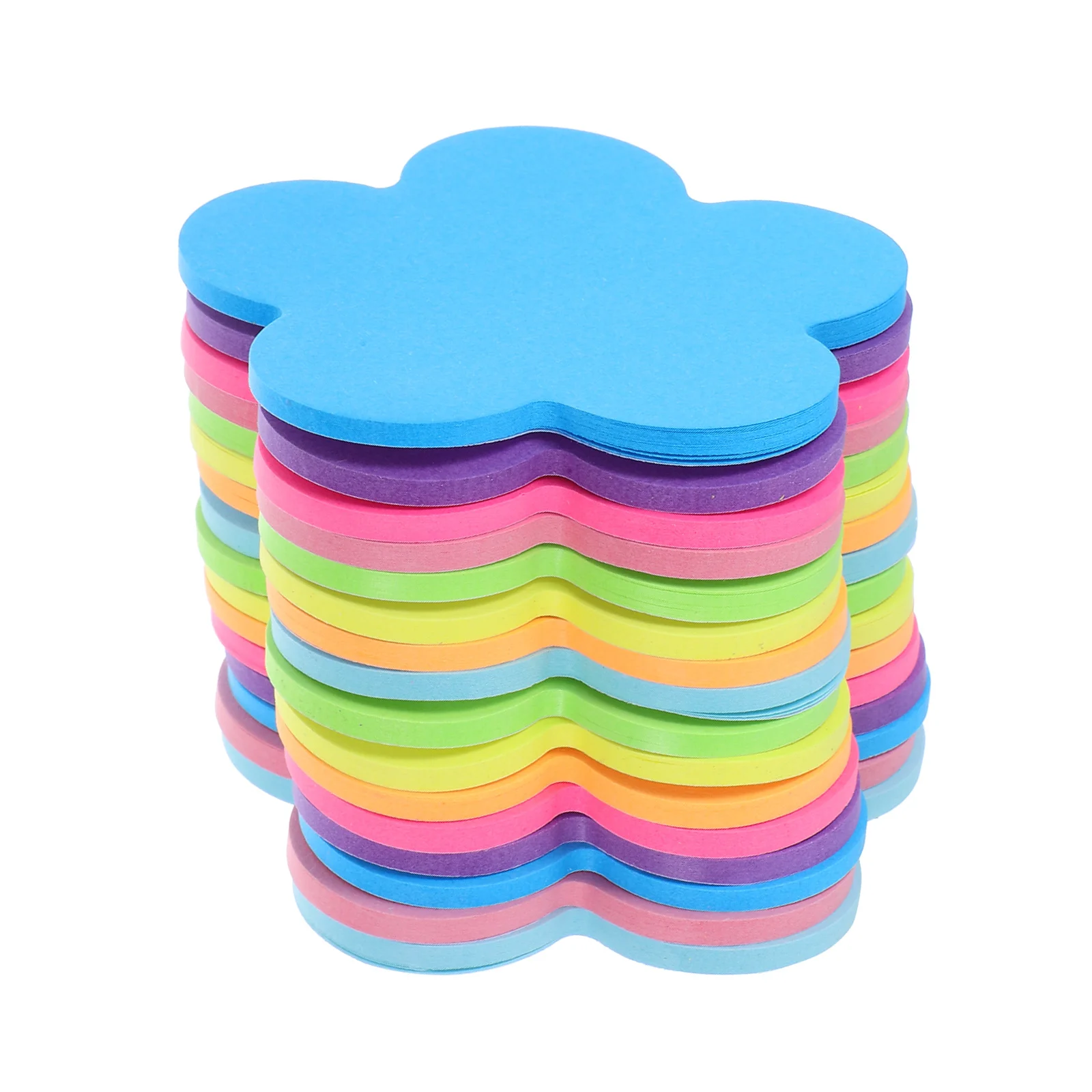 

16Pcs Plum Blossom Sticky Notepad Vibrant Colorful Memo Pads Self-Adhesive Note Tabs for Office School Sticky Tabs