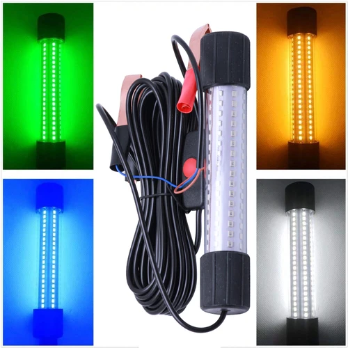 Imagen 2 del producto 1 pieza de trampa de cocodrilo LED, juego de luces para peces, balsa de luz para peces, luz de pesca, luz subacuática