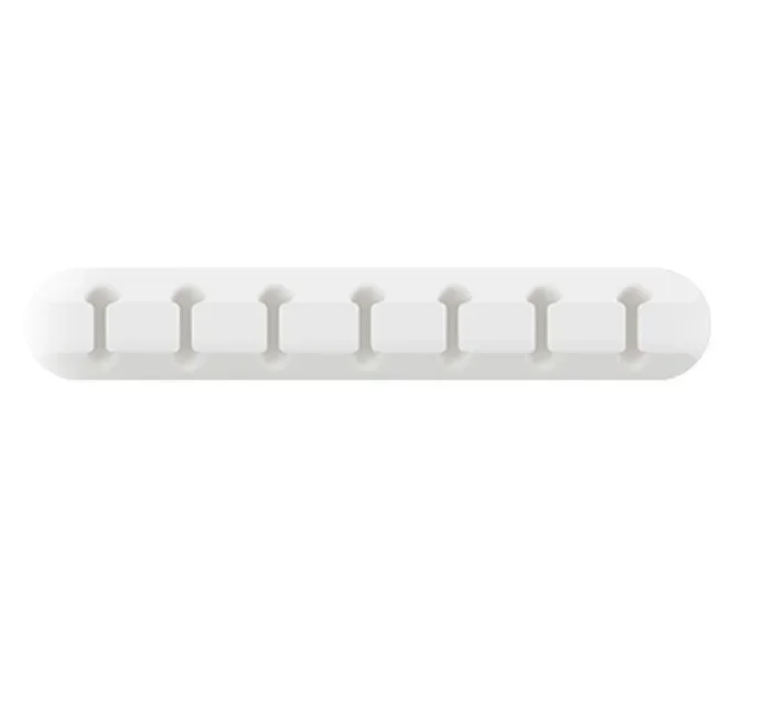NNBILI Siliconen USB-kabelorganizer Kabelhaspel Desktop Tidy Management Clips Kabelhouder voor muis Hoofdtelefoon Draadorganizer