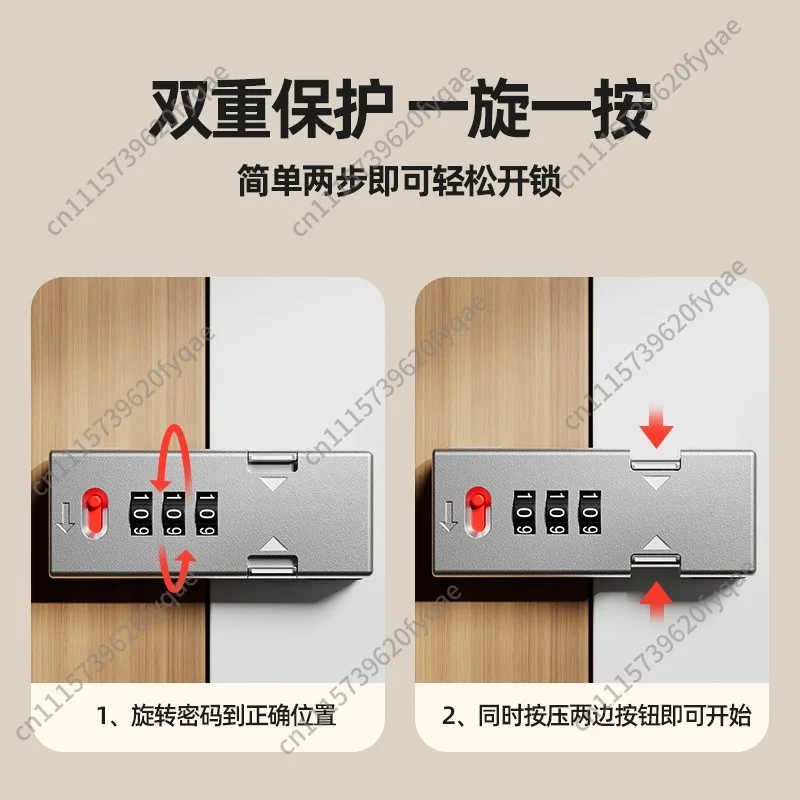 No punching sliding door lock door buckle bedroom wooden room door toilet latch