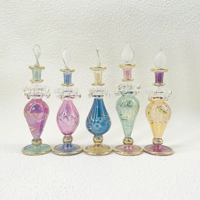 Handmade 10cm Essence Bottle, Glass Bottle, Exquisite Decorations, Ornaments, Souvenirs